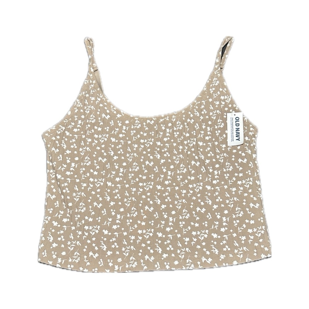 Old Navy Women’s Cropped Tank Top - Built In Bra Inside